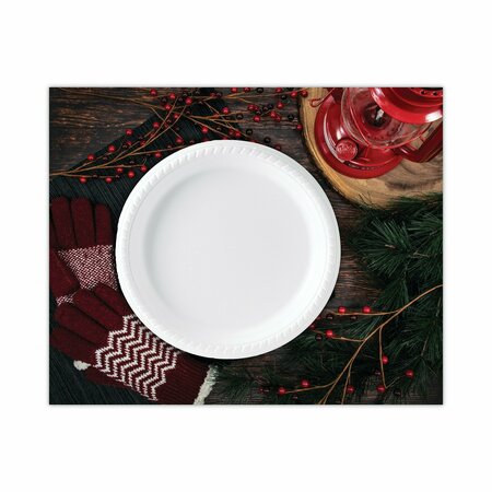 Solo Bare Eco-Forward Clay-Coated Paper Dinnerware, ProPlanet Seal, Plate, 6 in. dia, 1000PK HP6B-2054